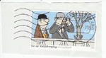 abgestempelte Briefmarke